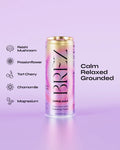 BRV can with ingredients listed on a purple background